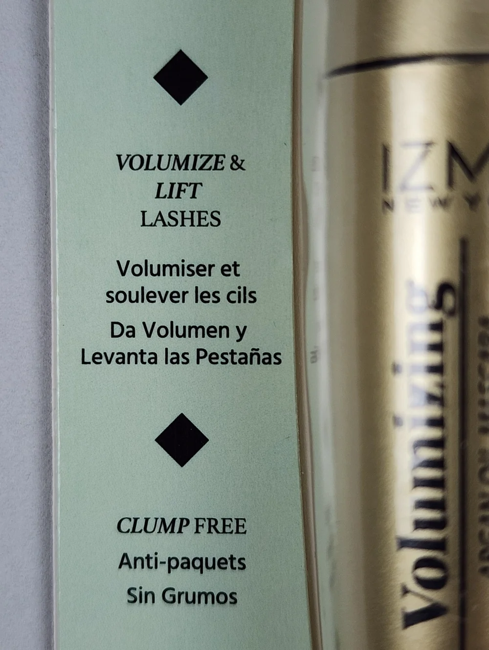 IZME New York Argan Oil Volumizing Black Mascara Twin Pack - Gold Container